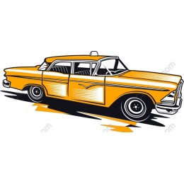 Classic Yellow Taxi Cab