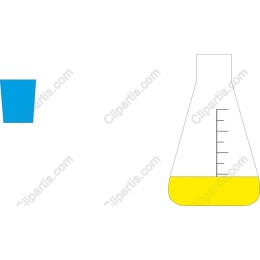 Laboratory Equipment - Beaker and Graduated Flask