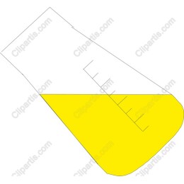 Laboratory Flask with Yellow Liquid