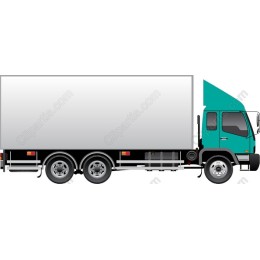 Vibrant Delivery Truck