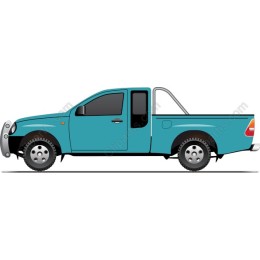 Turquoise Pickup Truck