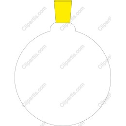 Bright Yellow Cap Round Ornament