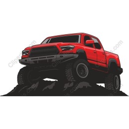 Red Off-Road Truck