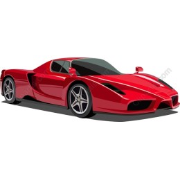 Sleek Red Sports Car