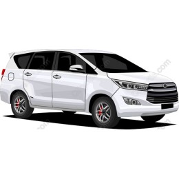 Sleek White Minivan