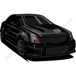 Sleek Black Sports Car