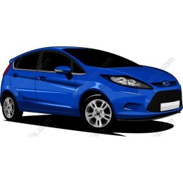 Vibrant Blue Hatchback