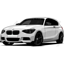 Sleek White BMW