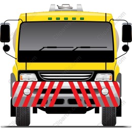 Vibrant Yellow Utility Truck