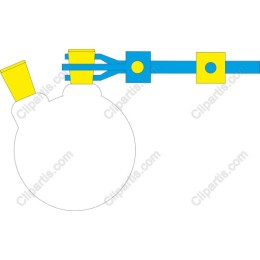 Vibrant Blue and Yellow Geometric