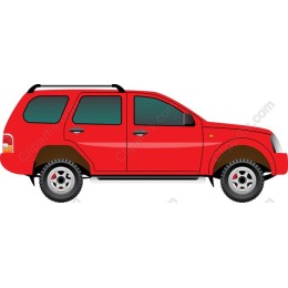 Dynamic Red SUV