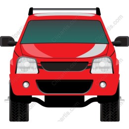 Red SUV