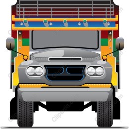 Vibrant Retro Truck