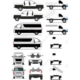  Vehicle Clipart Bundle - Set