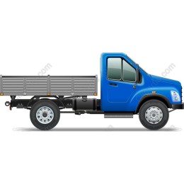 Blue Pickup Truck