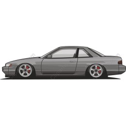 Sleek Modified Coupe