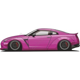 Purple Performance Car
