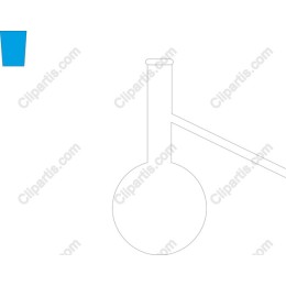 Minimalistic Laboratory Flask