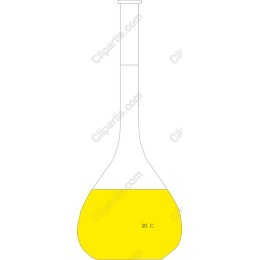 Laboratory Flask with Yellow Liquid