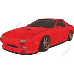 Classic Red Sports Car