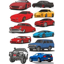  Car Clipart Bundle: High-Quality and