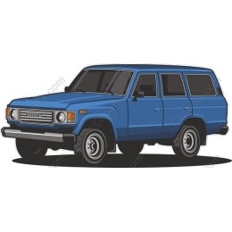 Classic Blue Toyota SUV
