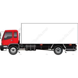 Customizable Red Truck