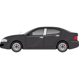 Sleek Black Sedan