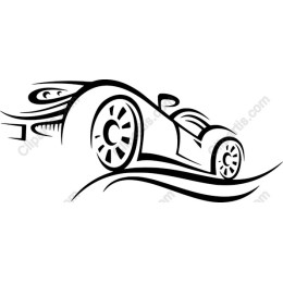Sleek Racing Car