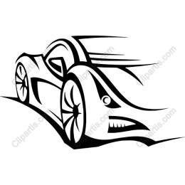 Sleek Racing Car