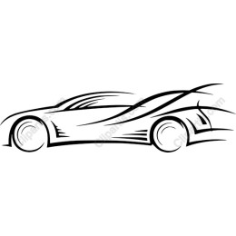 Sleek Racing Car