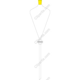 Minimalist Bottle with Yellow Cap