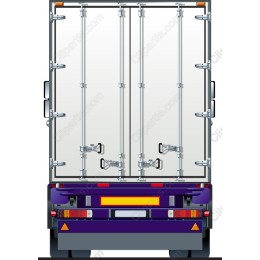 Premium Rear View Delivery Truck