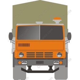 Orange Rugged Truck