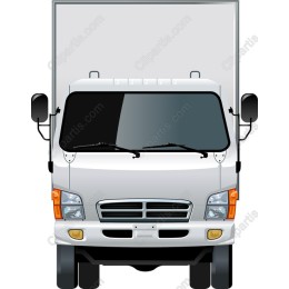 Front-Facing Delivery Truck