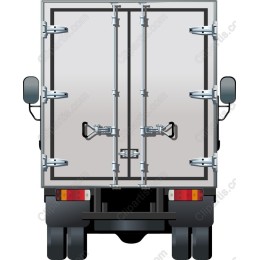 Delivery Truck Rear View