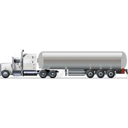 Premium Semi-Truck Fuel Tanker