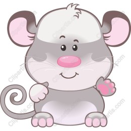 Adorable Cartoon Mouse