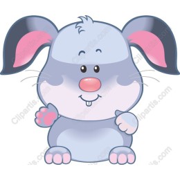 Cheerful Cartoon Bunny