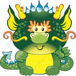 Playful Cartoon Dragon