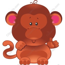 Charming Cartoon Monkey