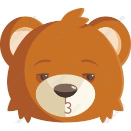 Adorable Bear Head
