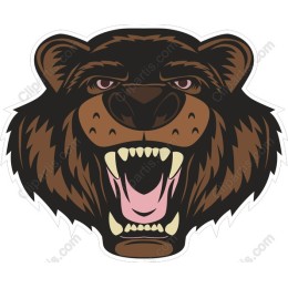 Fierce Bear Head work