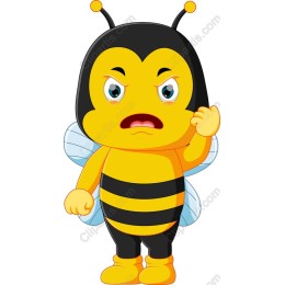 Charming Cartoon Bee