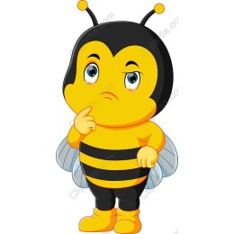 Charming Cartoon Bee