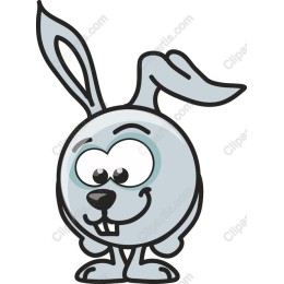 Adorable Cartoon Rabbit