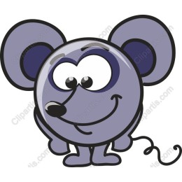 Happy Cartoon Mouse