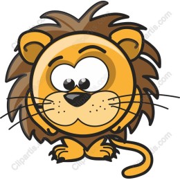Playful Cartoon Lion