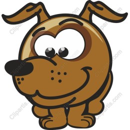 Cheerful Cartoon Dog