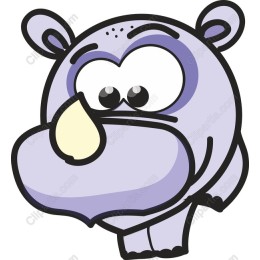 Playful Purple Rhinoceros
